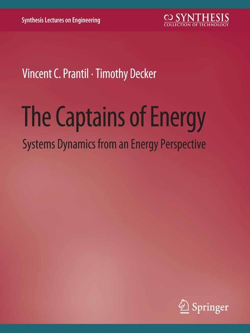 Title details for The Captains of Energy by Vincent C. Prantil - Available